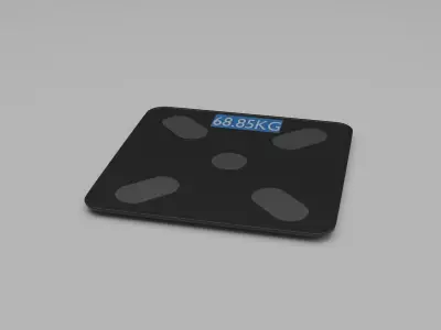 Simple Body Weight Scale Free 3D model
