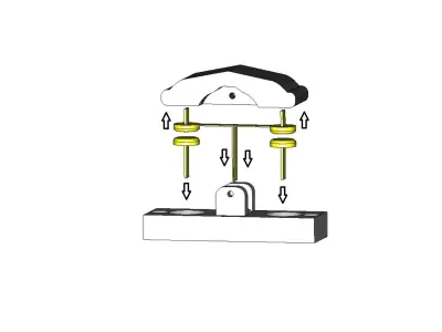  SPDT Momentary Switch 3D print model