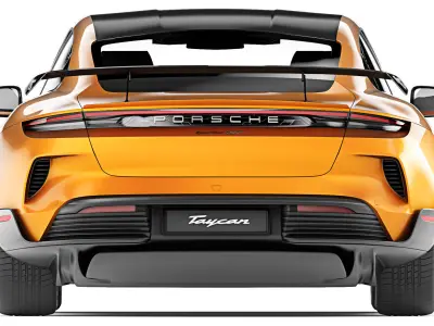 Porsche Taycan Turbo GT 2025 3D model