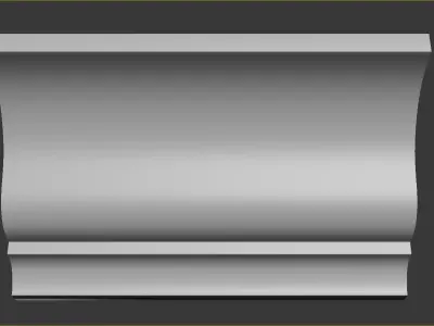 Cornice Moulding Low-poly 3D model