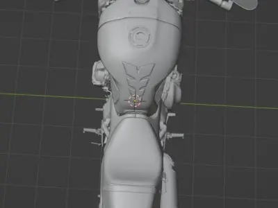 Yamaha XSR900 3D model