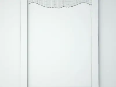 Vintage Balinese Mirror 3D model