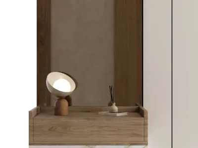 Headboard Wall Panel Composition 11 3D model