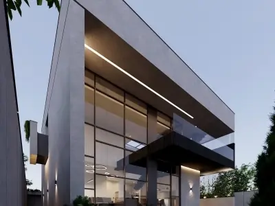 Modern Villa No-1 3D model