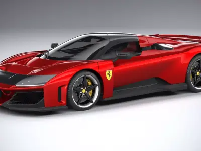 Ferrari F80 2025 3D model