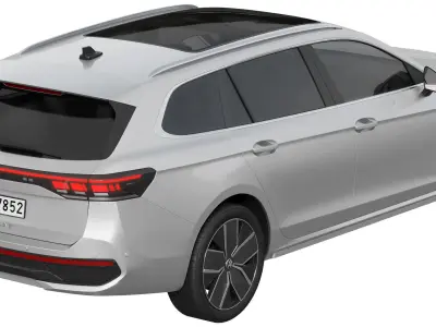 Volkswagen Passat Variant R 2024 3D model