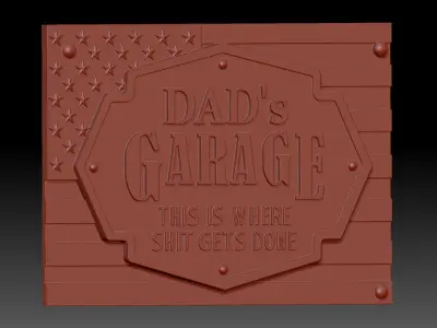 Garage 3D print model