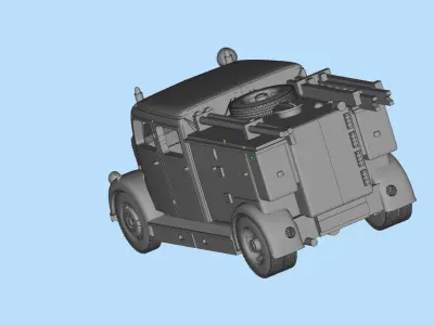  fire engine 3D print model