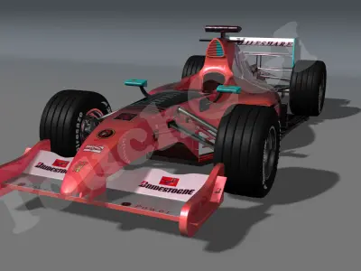 Formula1Car racing car 3D model