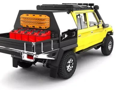 TOYOTA LAND CRUISER SERIE J79 CANOPY  Low-poly 3D model