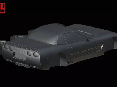Chevrolet Corvette C5 Z06 2001-2004 3D print model