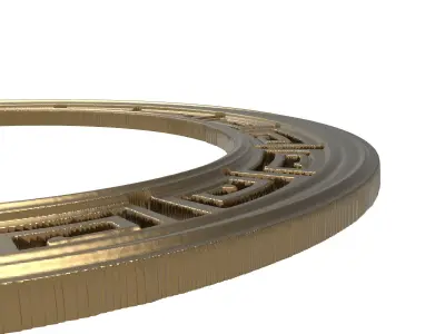 carved frame 3D model 64