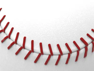 Baseball ball Low-poly 3D model purchase