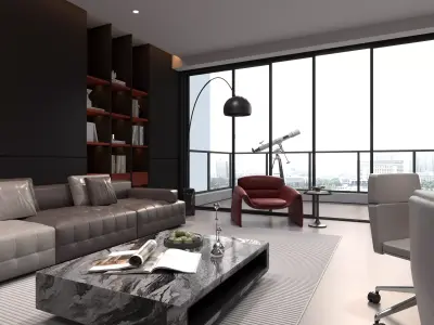 Office Luxury Interior Scene-63  3D model