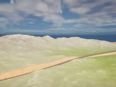 Free Terrain 002 Free 3D model