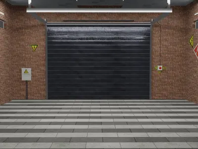 Warehouse loft V2 3D model