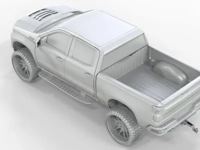 SILVERADO Z71 TRAILBOSS 2019 OFFROAD 3D model