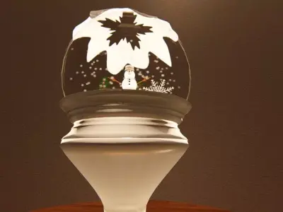 Snowball Glass 3D model