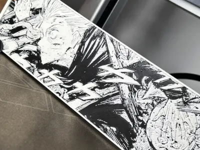 GOJO SATORU - SHIBUYA - HUEFORGEENTHUSIAST - MANGA PANEL 3D model