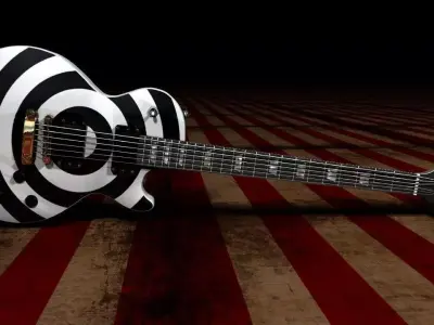 Gibson Les Paul - Zakk Wilde 3D model