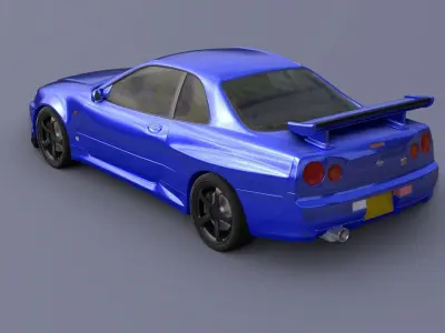 Nissan Skyline R34 3D model