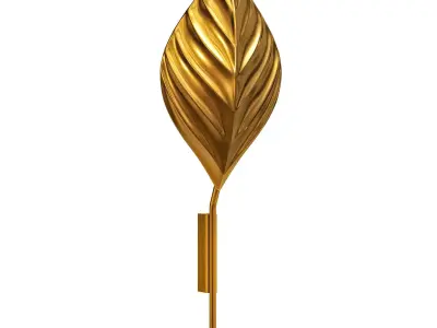 CB2 Amalia wall sconce leaf 3D model