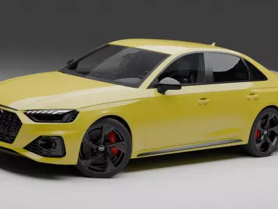 Audi RS4 Sedan  3D model