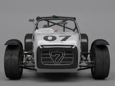Caterham R300 Superlight 2009 Low-poly 3D model