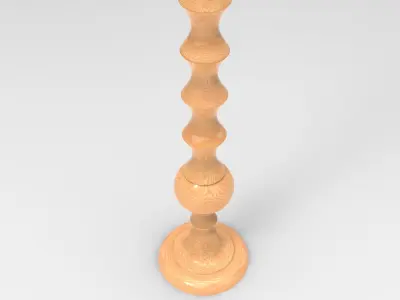 Mumu Candlestick Low-poly 3D model