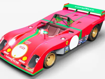 Ferrari 312 PB 3D model