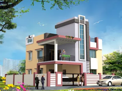 House Exterior Free 3D model