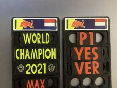 Complete Pitlane board F1 3D print model
