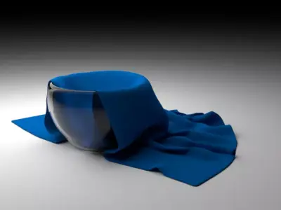 cloth on table Free 3D model