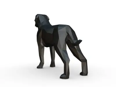 Rottweiler figure 3D print model