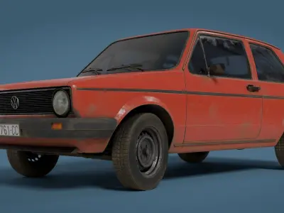 Volkswagen Golf I  3D model