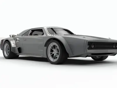 Ice Charger from Fast 8 3D model