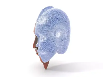 Elegant Tribal Mask model pack Low-poly 3D model