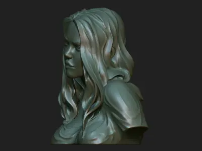 Female Bust Statue 220922 3D print model
