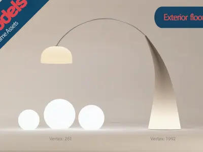 Unimodels Lamps Vol 1 Low-poly 3D model