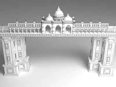 Indian Entry Gate 3D model