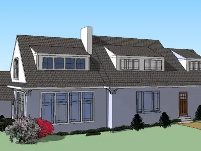 Classic House 02 3D model