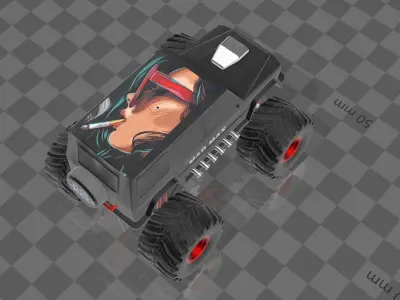 500 Big Foot  3D model