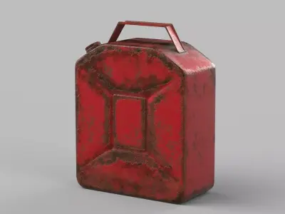 canister gas can Low-poly 3D model