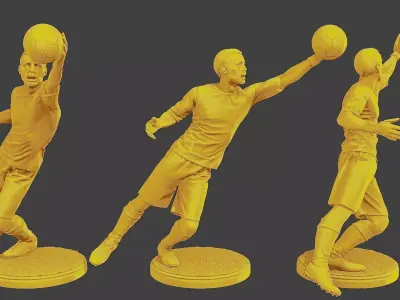 Soccer Player SP 029 3D print model