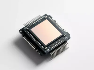 Sleek Microchip model pack Low-poly 3D model