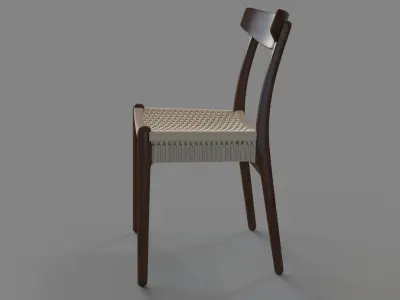 CH23 Side Chair 3D model