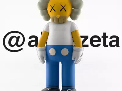 Kaws Homer Simpson for Print 3D print model