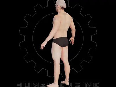 Male Scan - Victor A-Pose 2 3D model