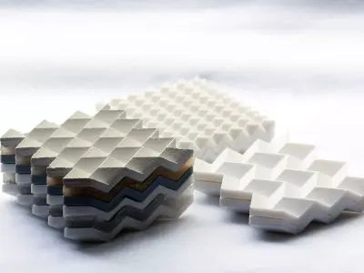 Geometric Square Coaster - All Patterns 3D print model