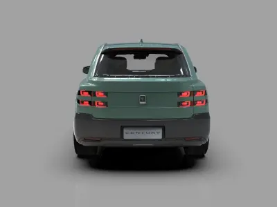 Toyota Century SUV 2024 HQ interior 3D model